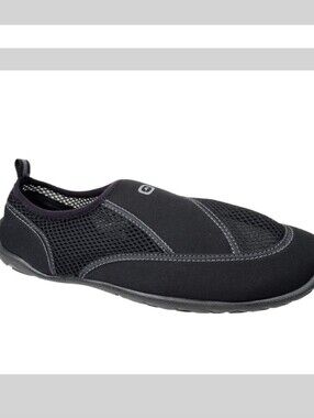 Outbound Men's Slip-on Water Shoes, Beach Shoes Black Size 9